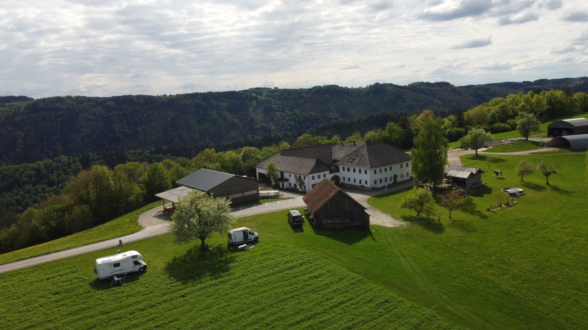 Wohnmobilstellplatz: Stellplätze am Bauernhof - Naturwunder Stellplatz Donaublick (Steiner-Felsen)