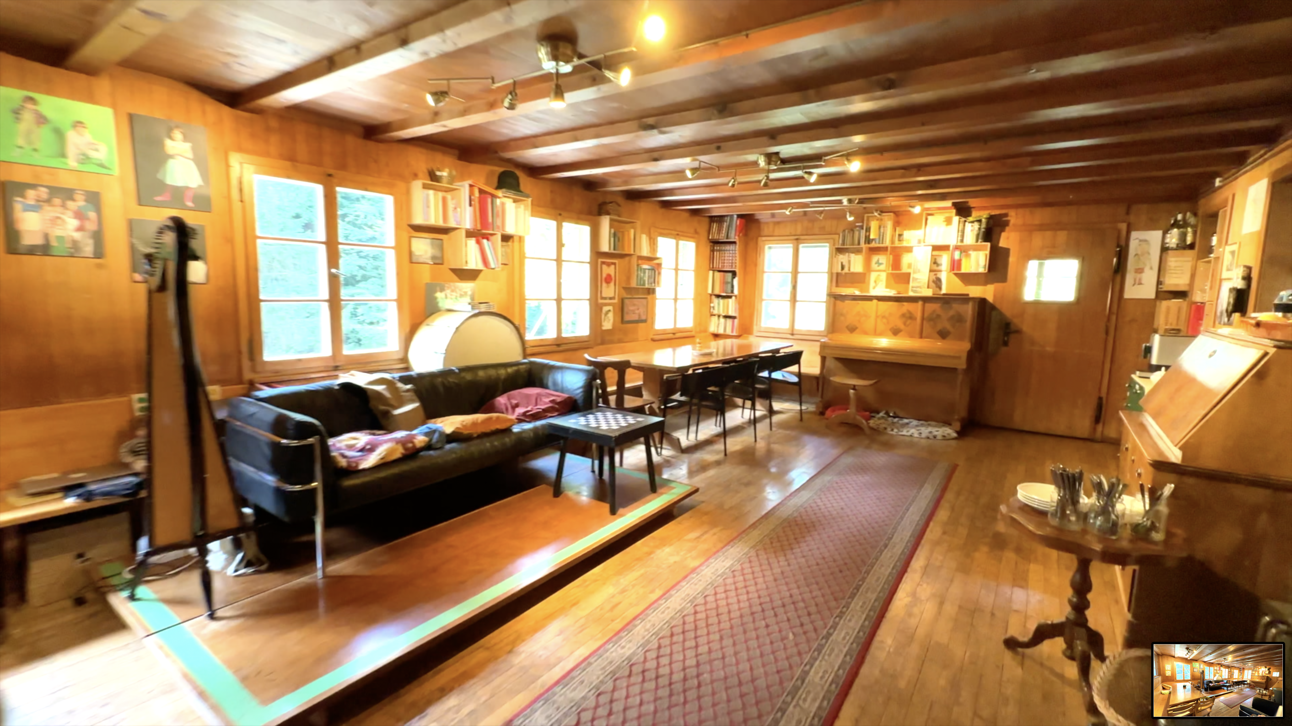 Wohnmobilstellplatz: Wohnzimmer - Naturfreundehaus Brünig