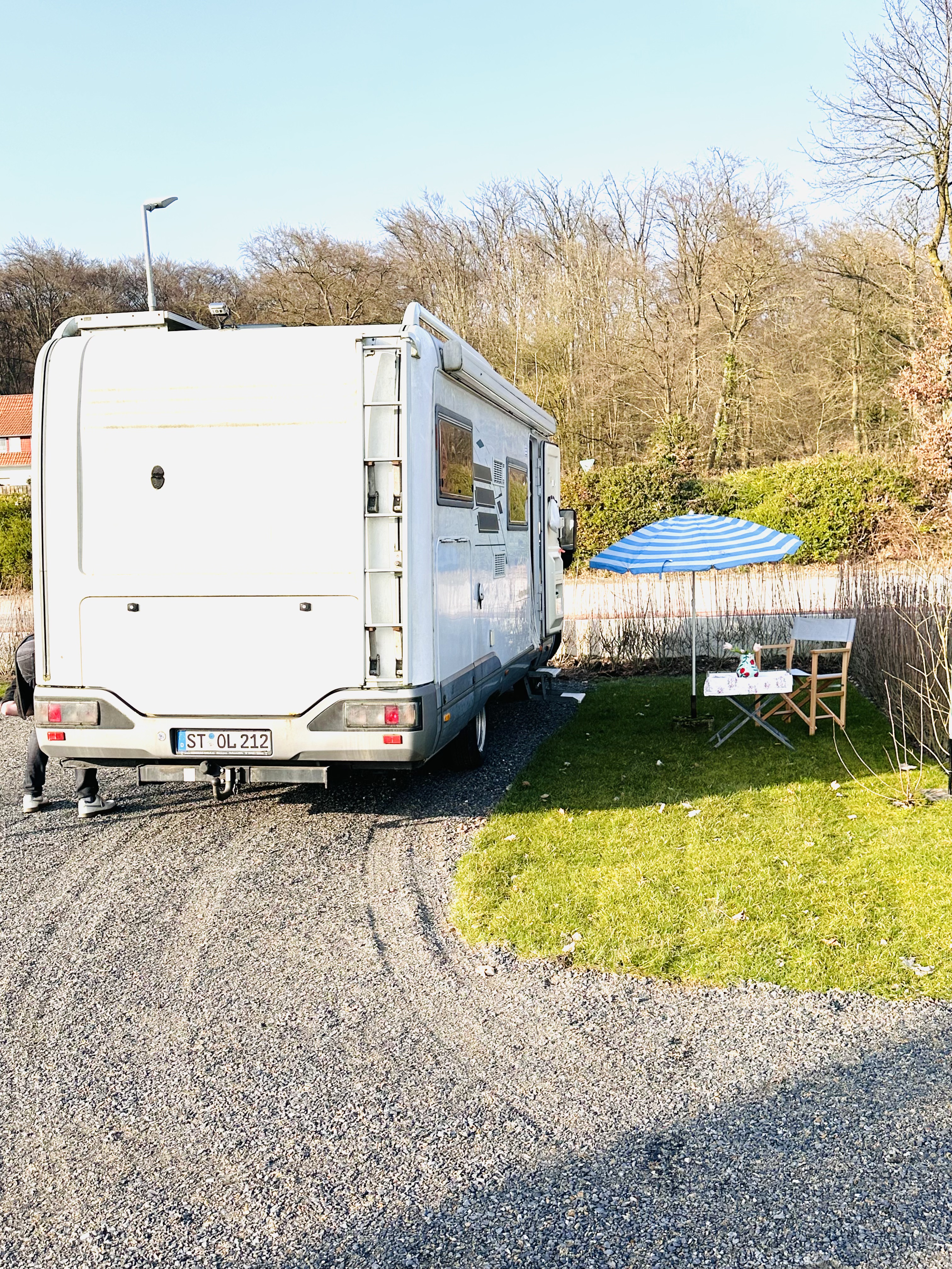 Wohnmobilstellplatz: Stellplatz rechts - Waldstellplatz Lienen - ab dem 20.03.2026 geöffnet