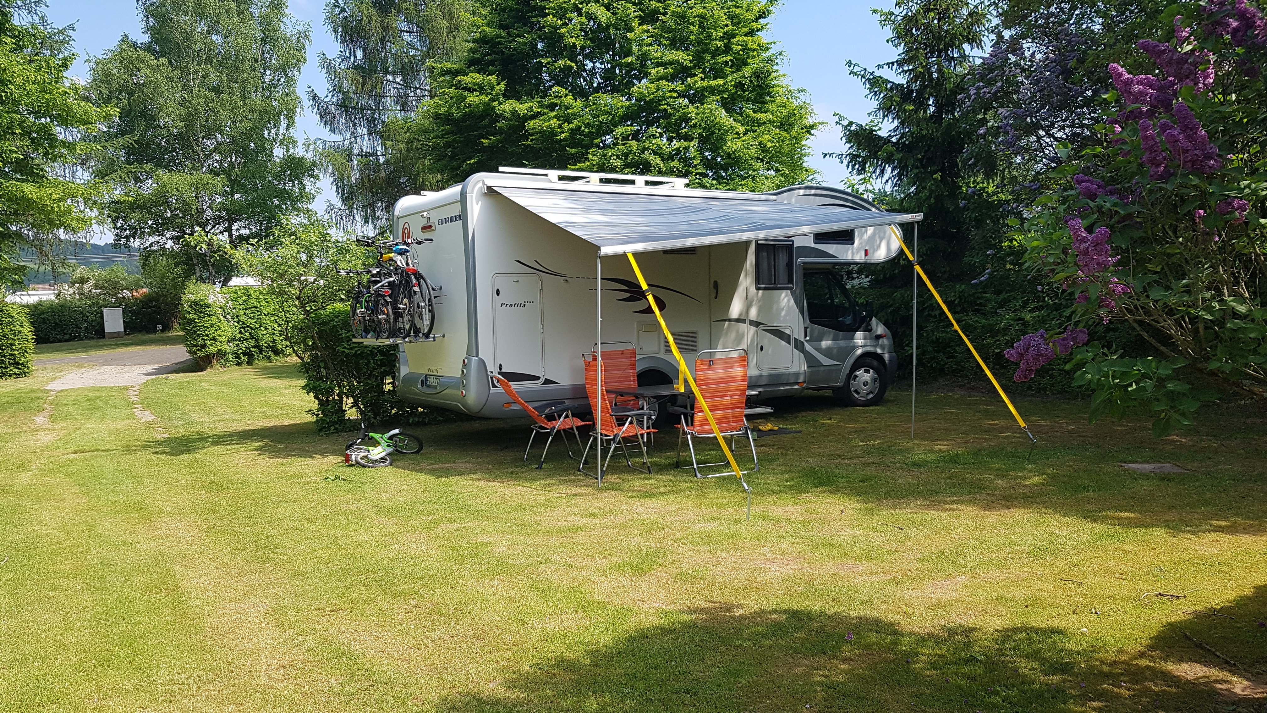 Reisemobilstellplatz - Entsorgung Toilettenkassette - Eußenheim - Spessart-Camping Schönrain