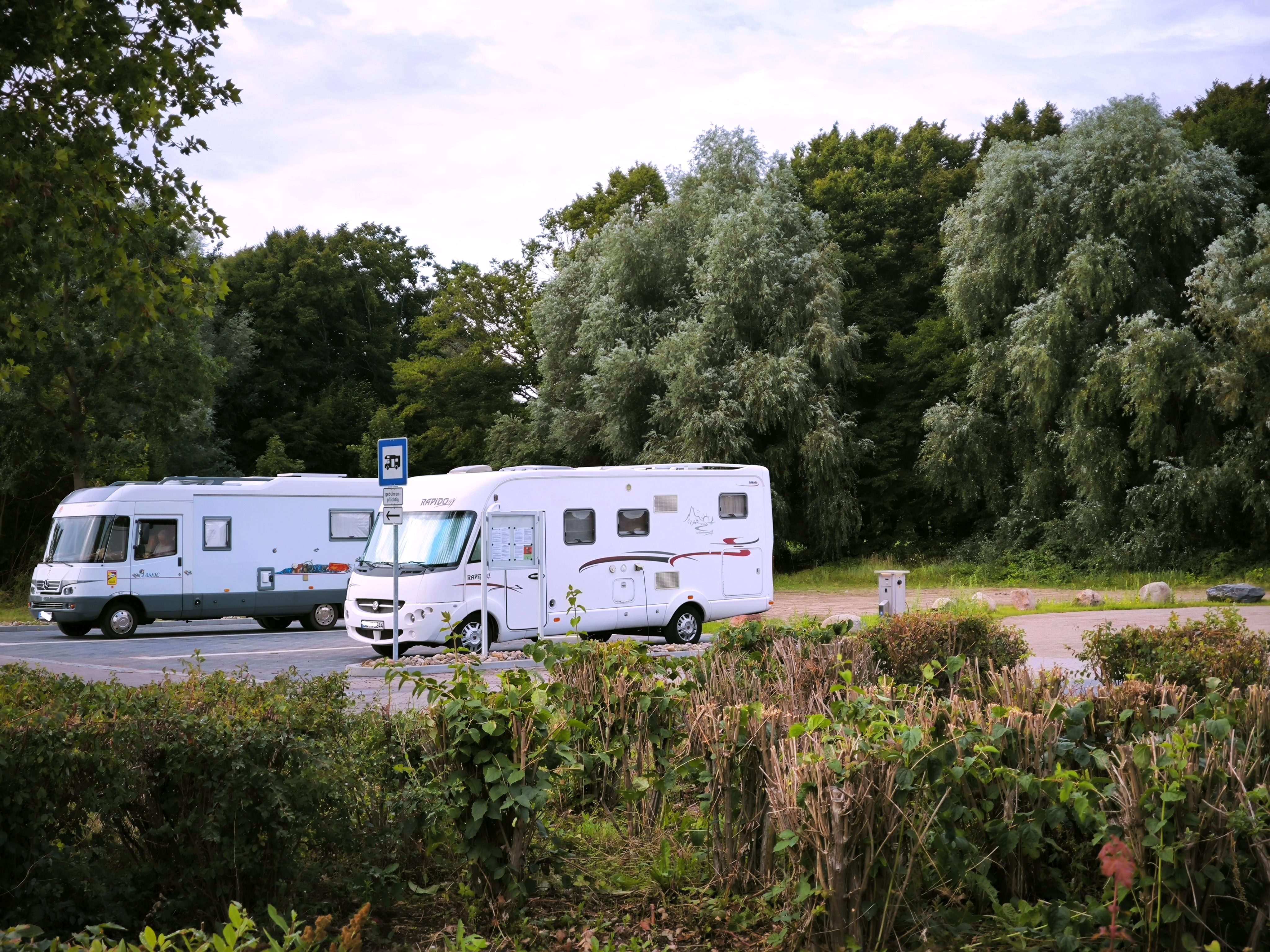 área camper - Tessin (Landkreis Rostock) - Wohnmobilstellplatz am Grünen Weg Teterow - Wohnmobilstellplatz Teterow