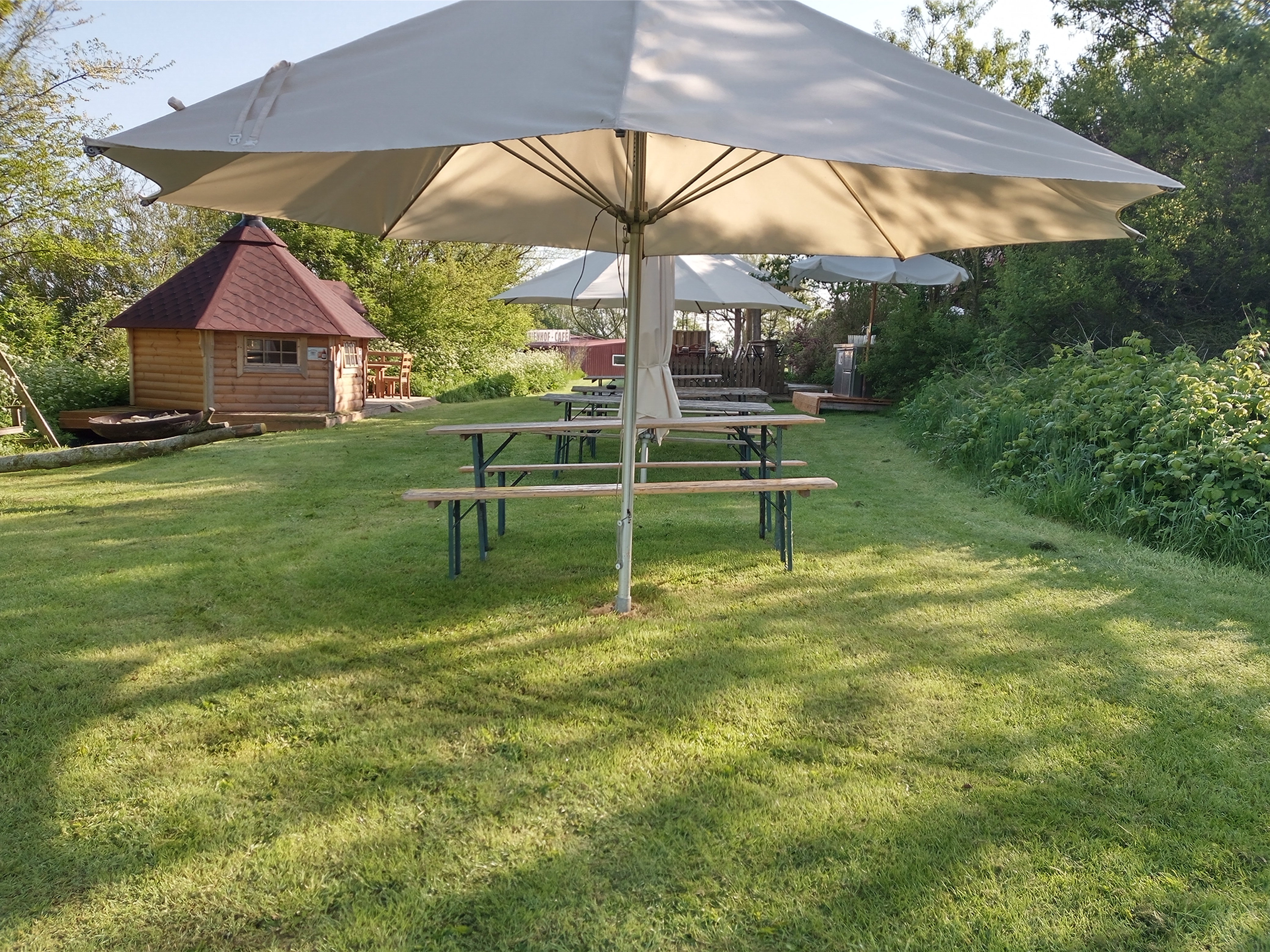 Wohnmobilstellplatz: Biergarten - Nienhof