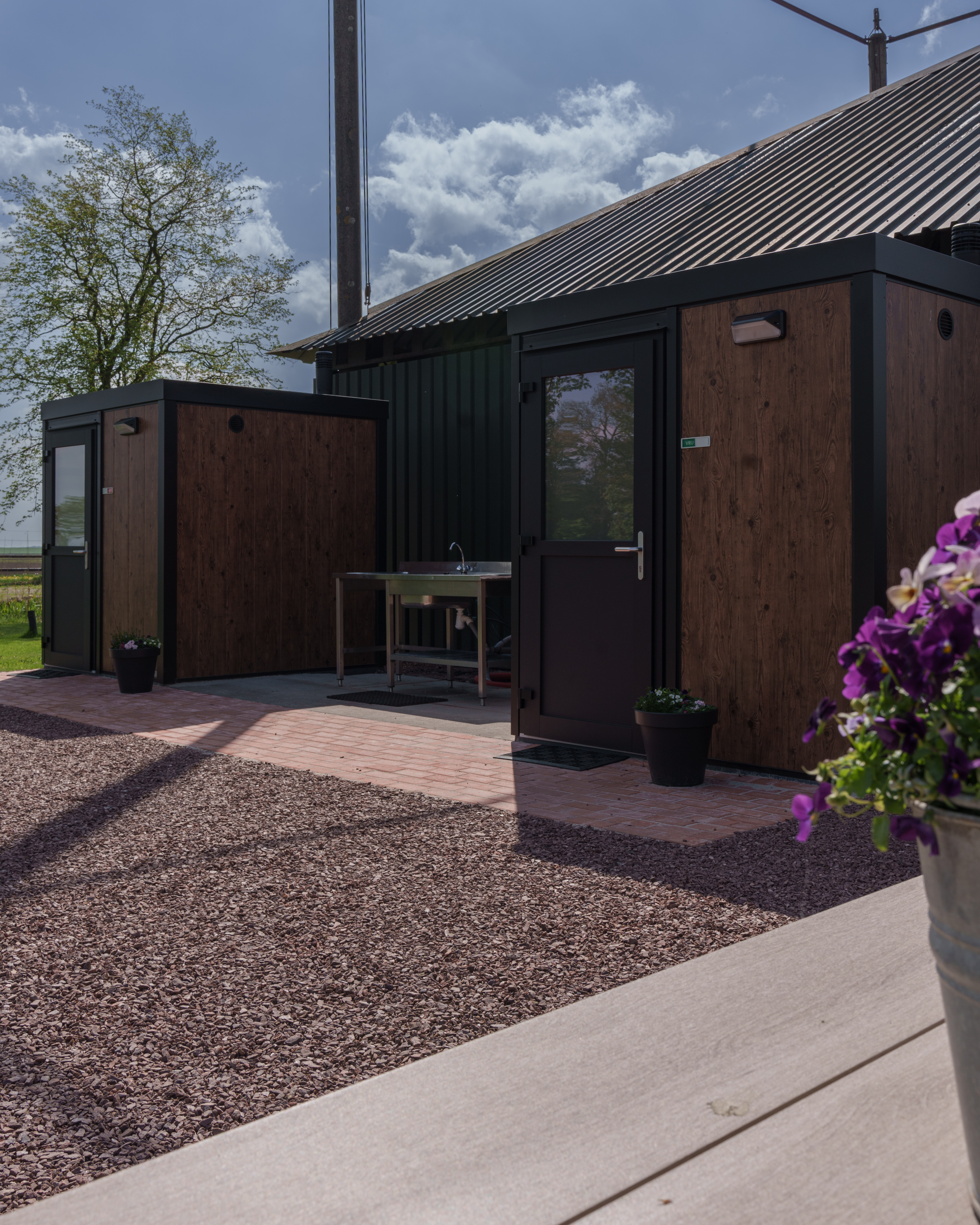 Area sosta per camper - Giethoorn - Sanitär- und Spülbereich - Camperplek Schokland