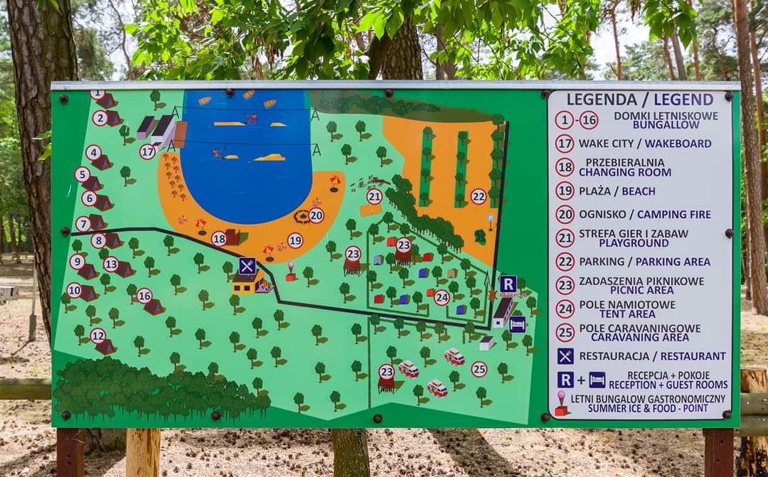 Wohnmobilstellplatz: Area map - Camp LIPNO! - Stęszew 