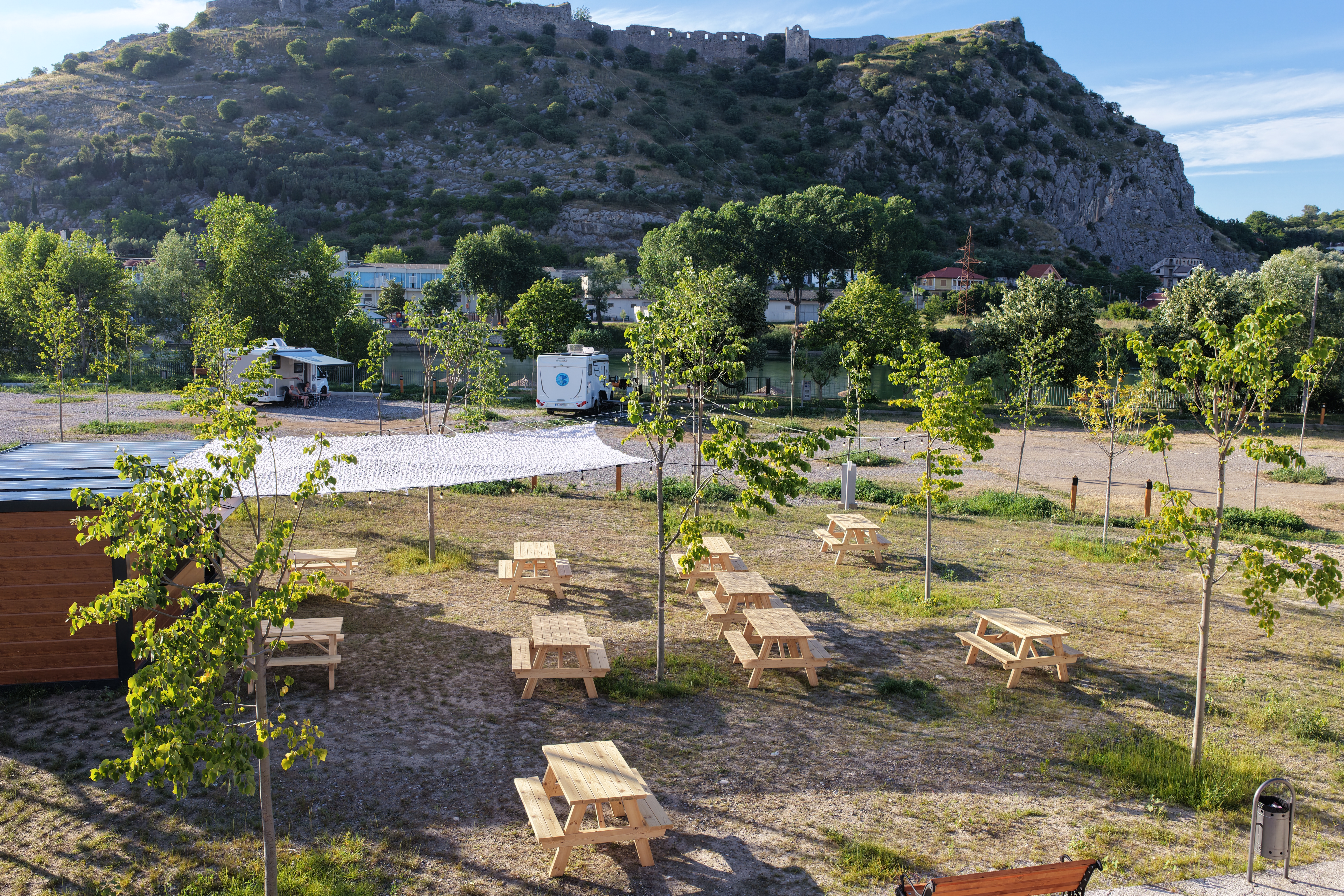 Reisemobilstellplatz: Shkodra Castle Camping