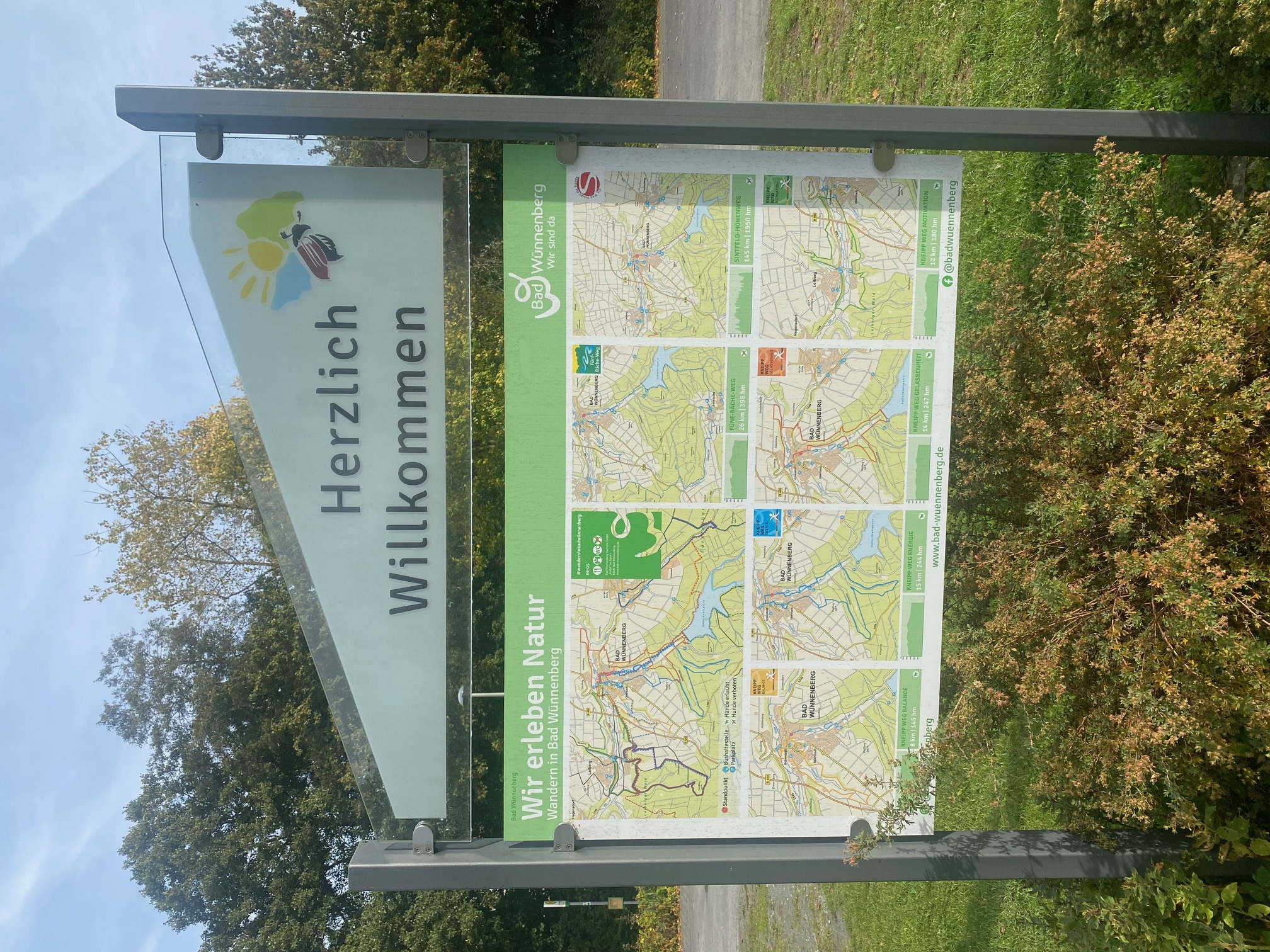 Reisemobilstellplatz - Bad Wünnenberg - Wanderwege in Bad Wünnenberg - Wohnmobilhafen "Im Aatal" Bad Wünnenberg