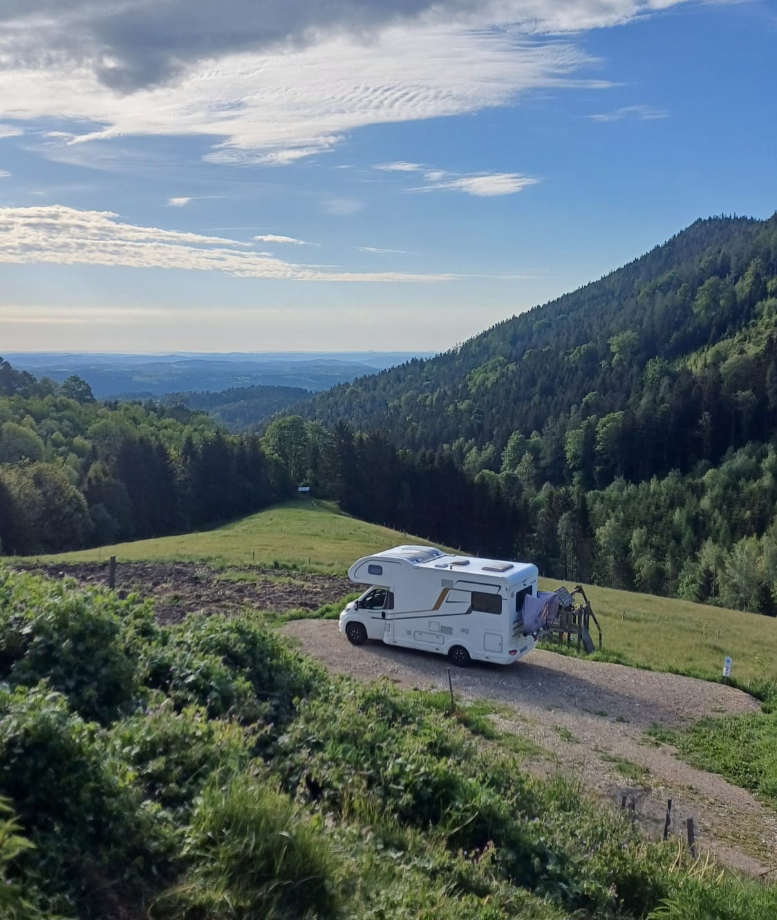 Place de parking pour camping-car - Bruck an der Mur - Stellplatz mit traumhafter Aussicht - GENUSSHofer