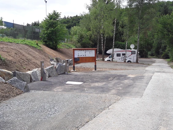 Motorhome parking space