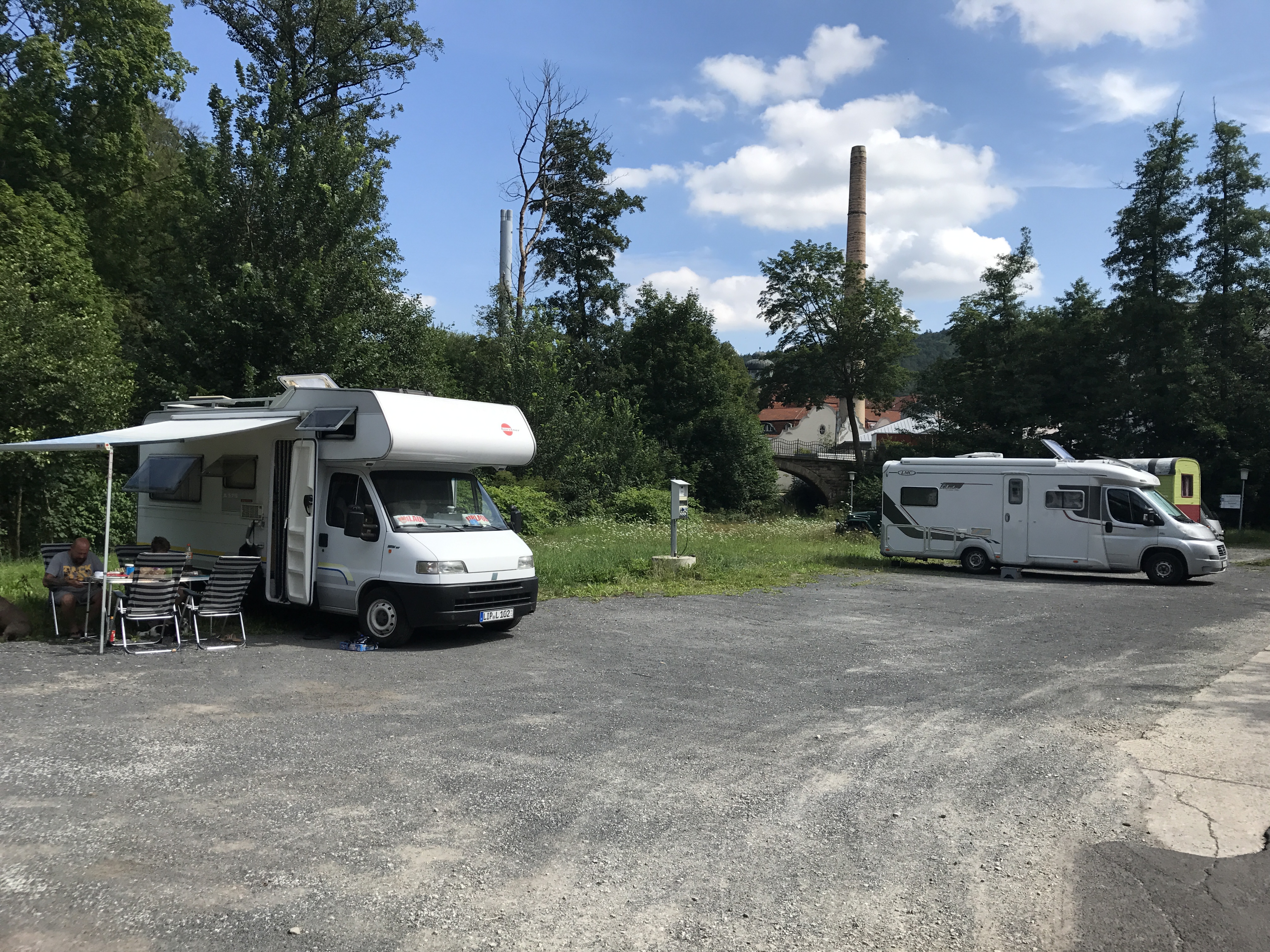 Reisemobilstellplatz - Art des Stellplatz: eigenständiger Stellplatz - Haunetal - Wohnmobilstellplatz Riedstraße