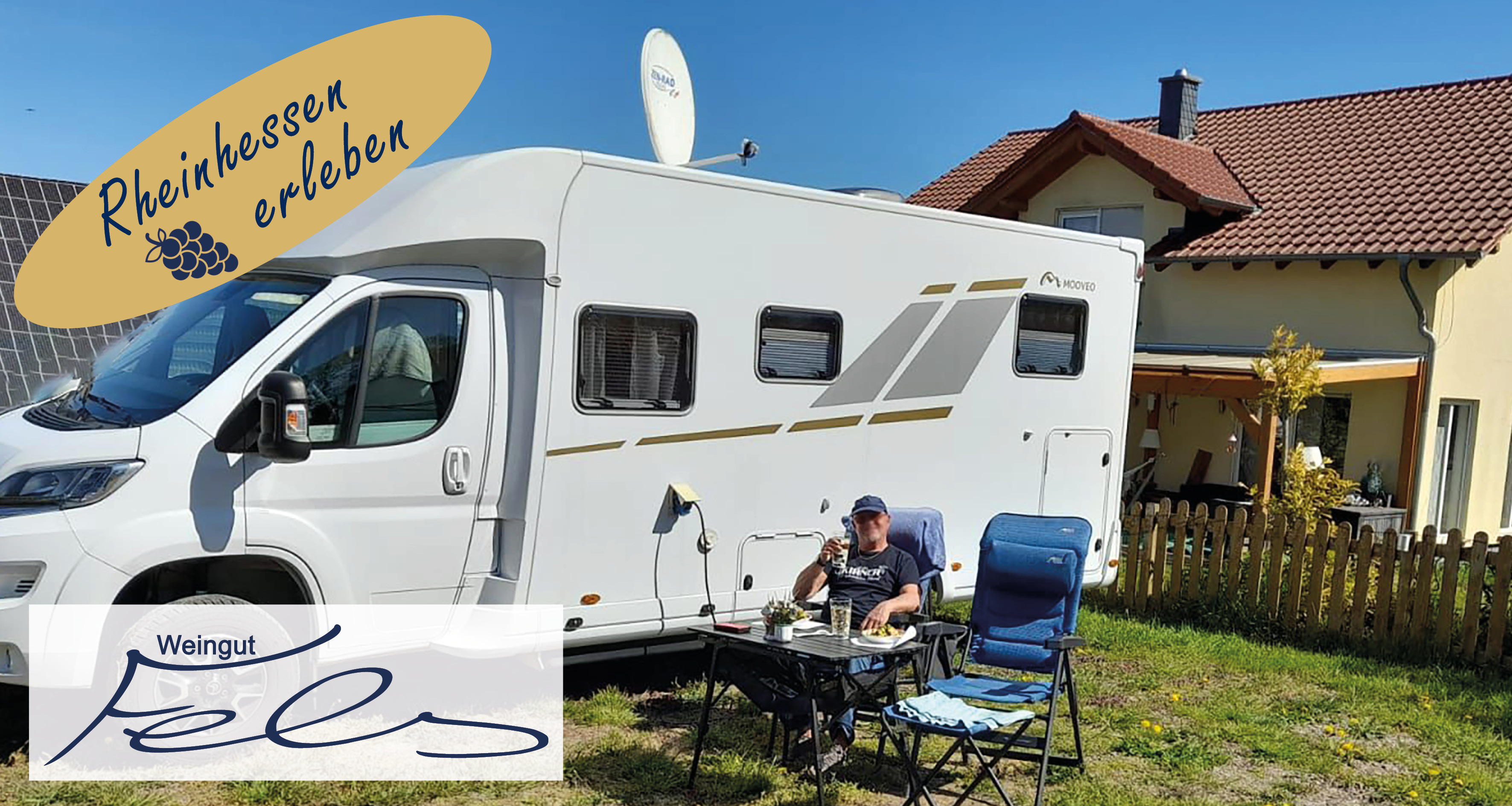 área camper - Art des Stellplatz: bei Weingut - Alemania - Stellplatz Weingut Fels Rheinhessen