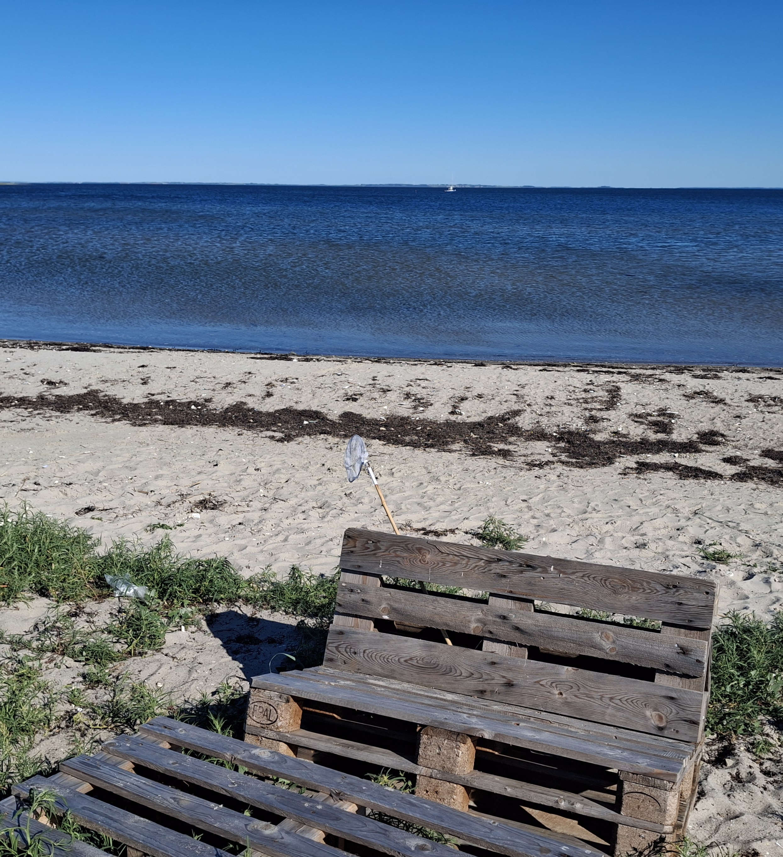 Wohnmobilstellplatz: Strand am Limfjord (1700 m) - Vesløs mit Blick auf See und Naturschutzgebiet (privat) - Leisure time, Vicinity