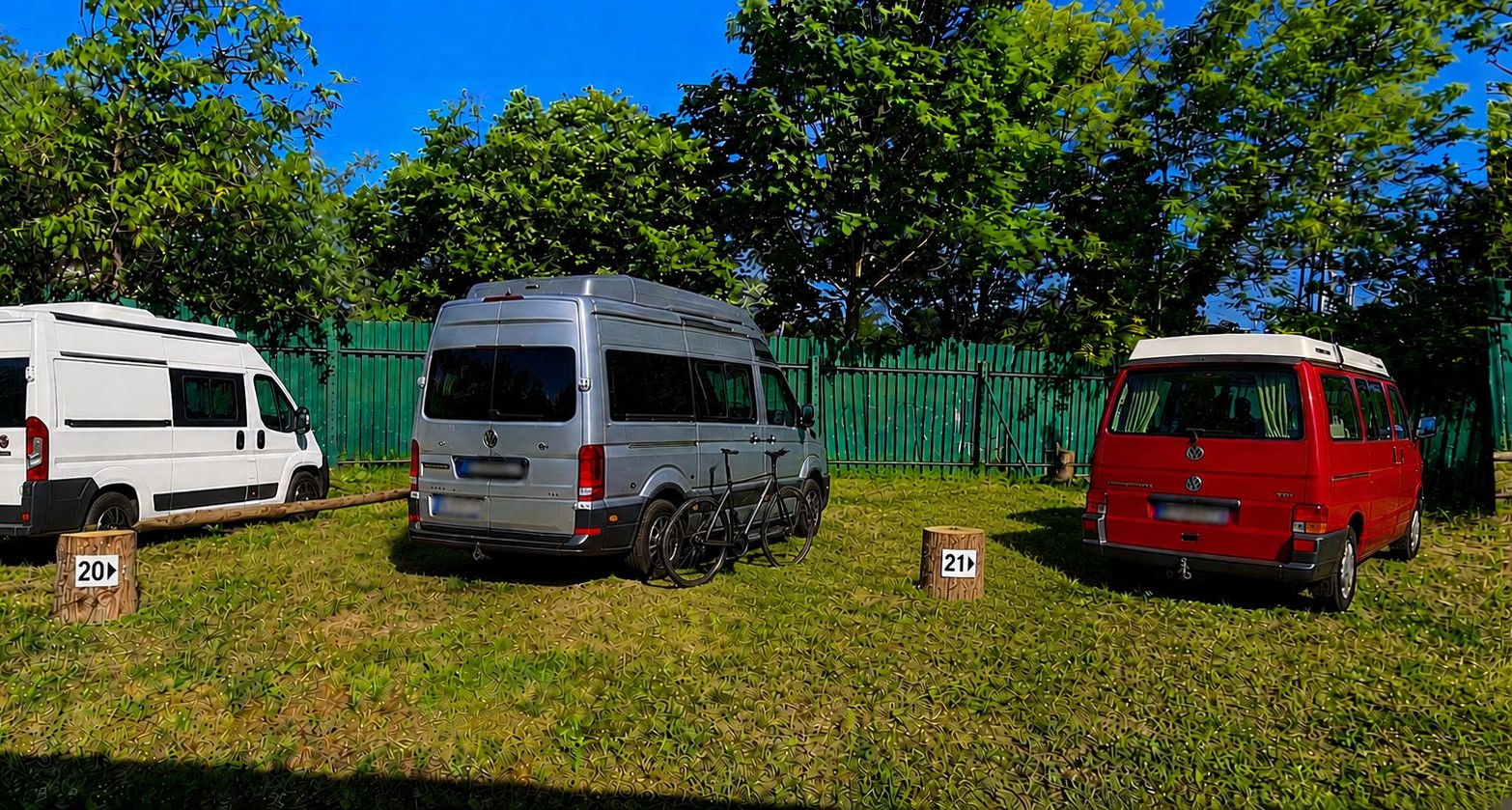Reisemobilstellplatz: XS-Plätze mit Pauschalstrom - City BaseCamp Berlin