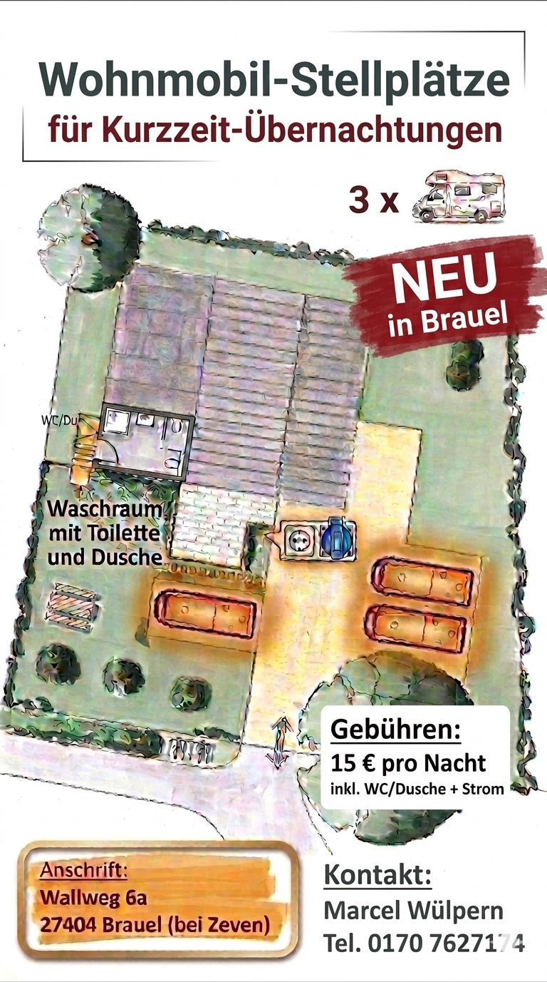Area sosta per camper - Ottersberg - Wohnmobilstellplatz Brauel 