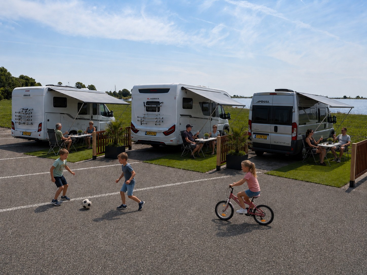 Place de parking pour camping-car - Flevoland - Lelystadhaven 