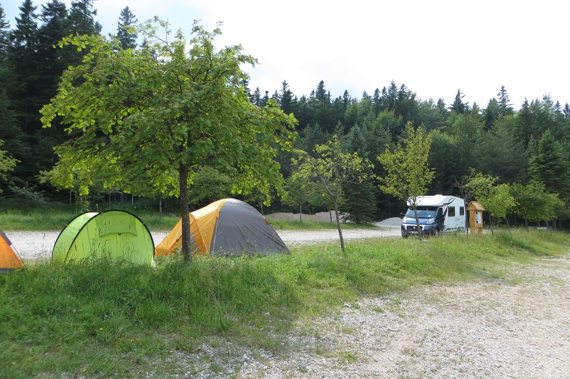 Wohnmobilstellplatz: Wohnmobil oder Zelt sind möglich - Stellplätze im Naturpark Hohe Wand