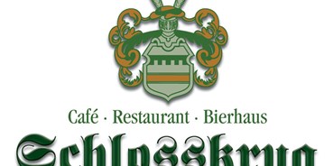 Reisemobilstellplatz - Wohnwagen erlaubt - Teutoburger Wald - Schloss-Wappen  (erb.1257) - Café-Restaurant Schlosskrug