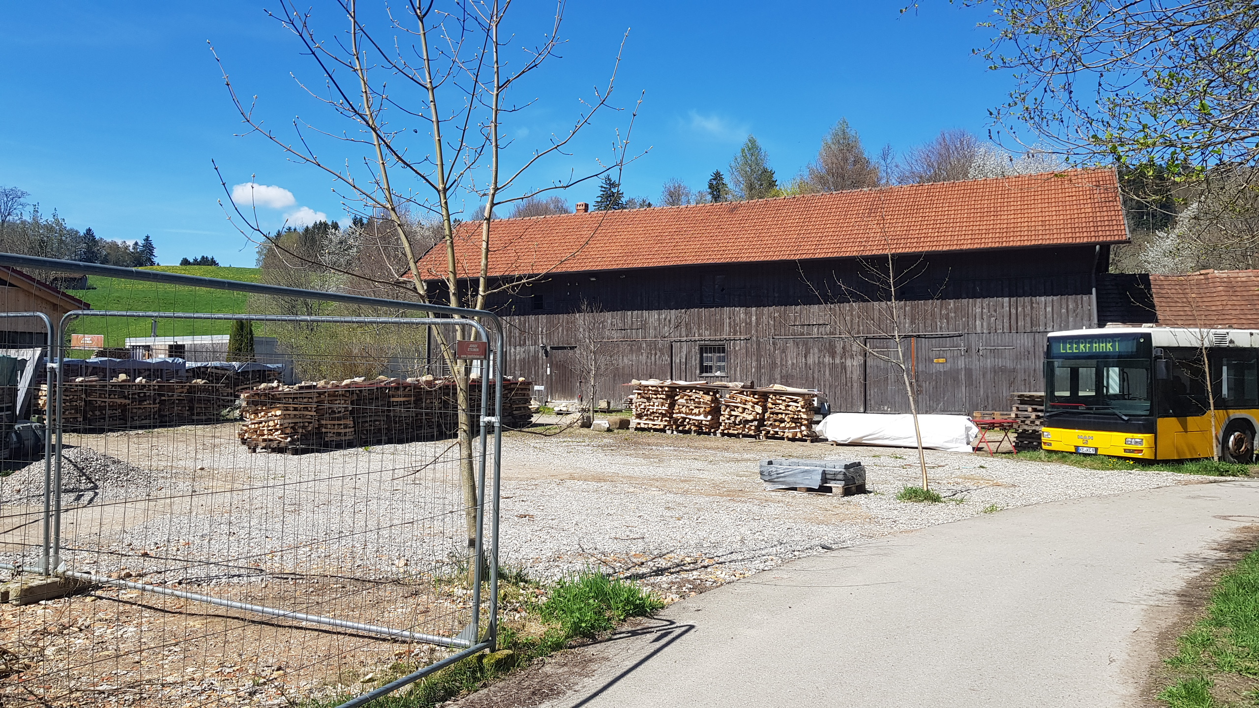 Place de parking pour camping-car - Sonthofen - Abbildung 2 der 3 Stellplätze vor Ort - Wohnmobilstellplatz Rottachsäge