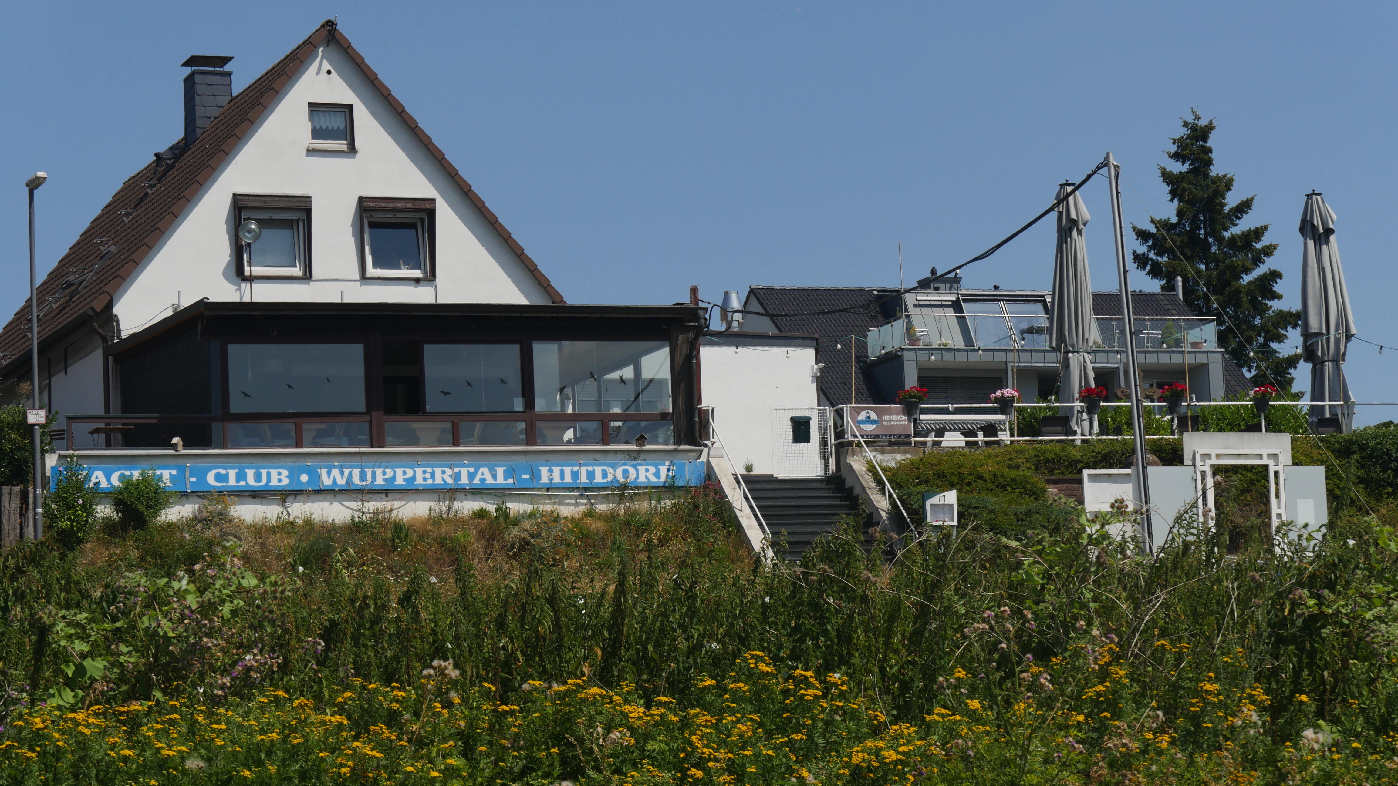 RV park - Leichlingen - Das Vereinsheim  - Yachtclub Wuppertal Hitdorf e.V.