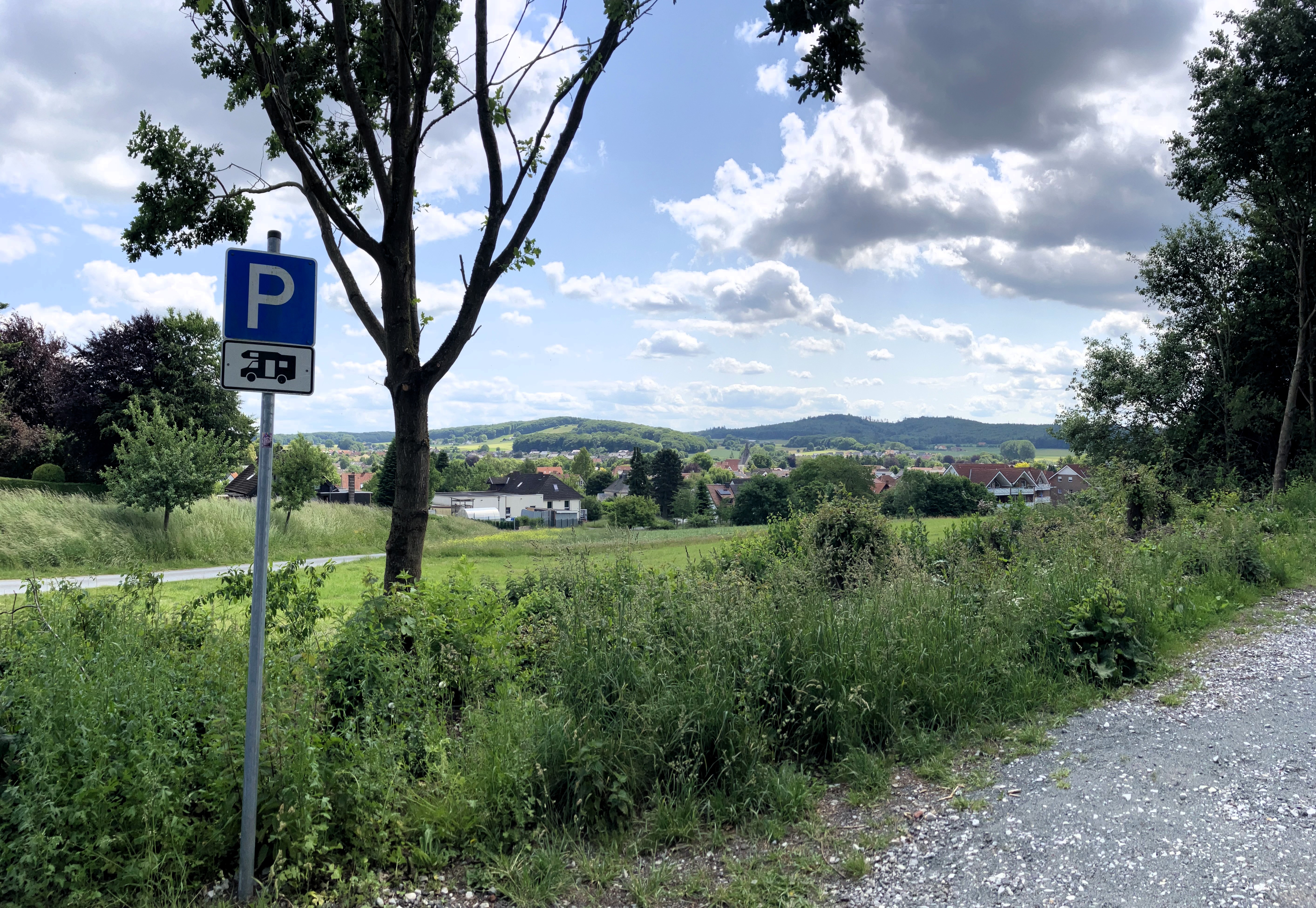 Area sosta per camper - Bielefeld - 3 Übernachtungs-Stellplätze in der Bergstraße