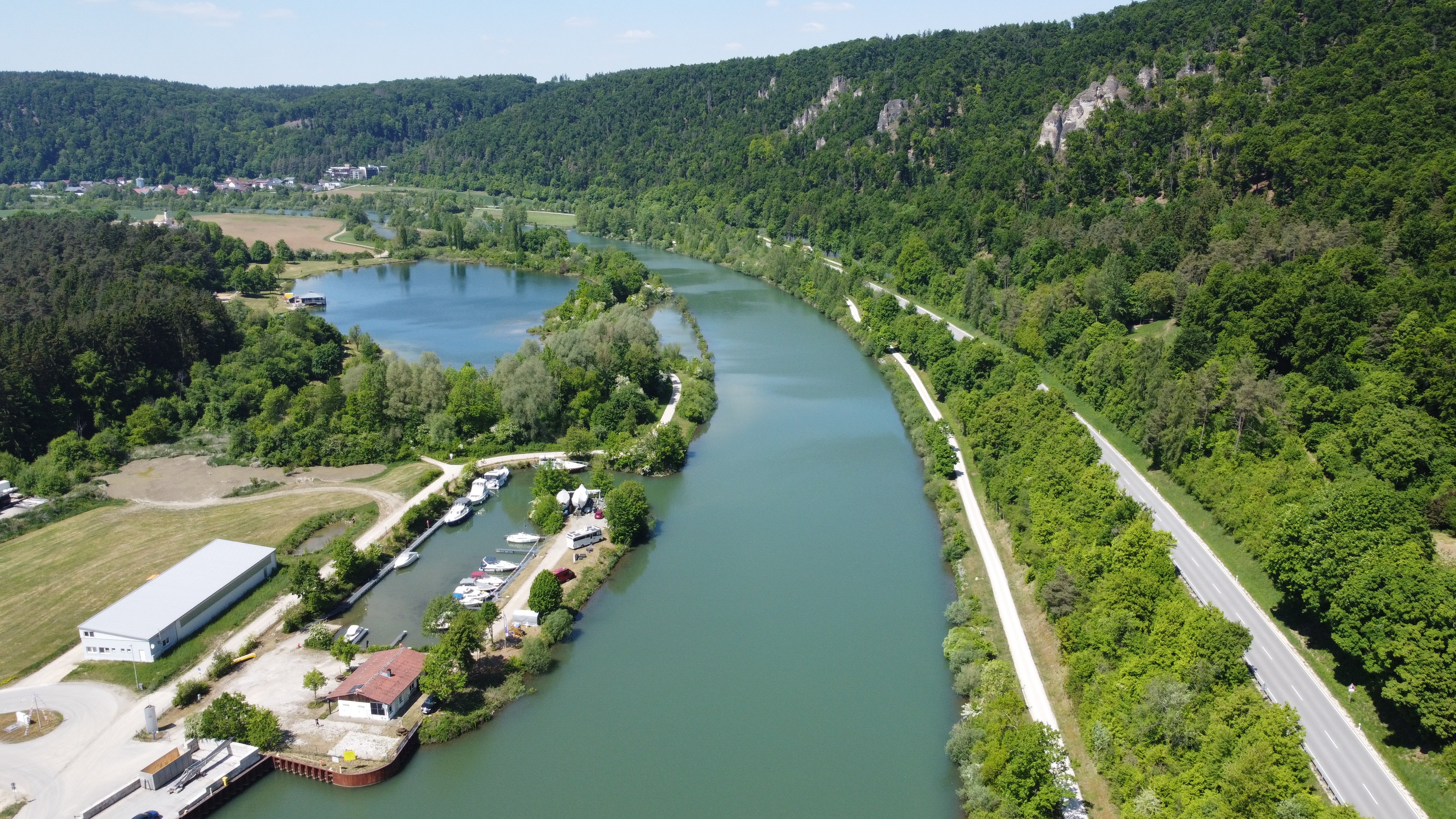 Place de parking pour camping-car - Bad Abbach - Sportboothafen Haidhof