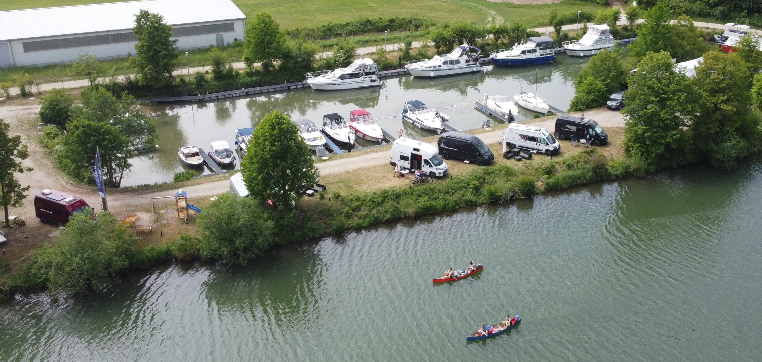 Place de parking pour camping-car - Bad Abbach - Sportboothafen Haidhof