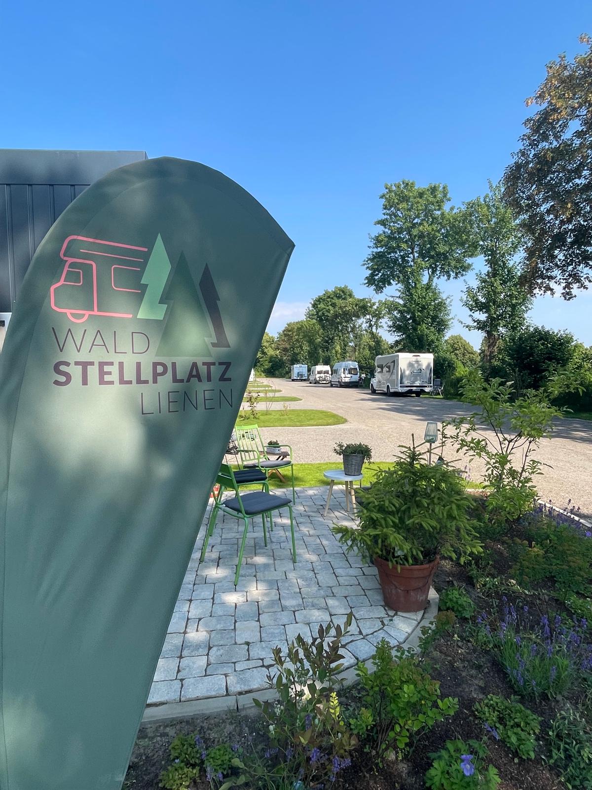 Wohnmobilstellplatz: Waldstellplatz Lienen