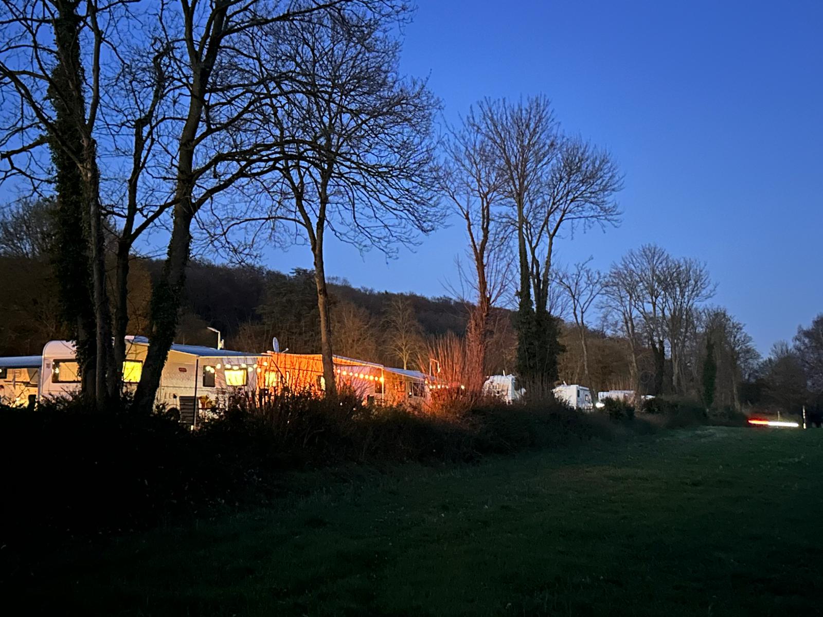 Wohnmobilstellplatz: Waldstellplatz Lienen