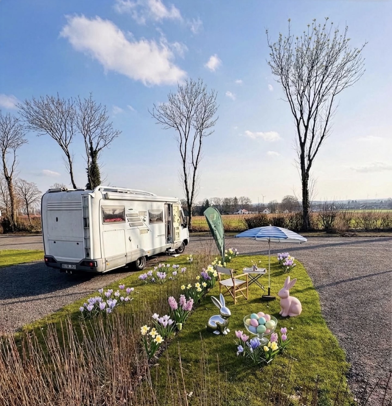 Wohnmobilstellplatz: Waldstellplatz Lienen