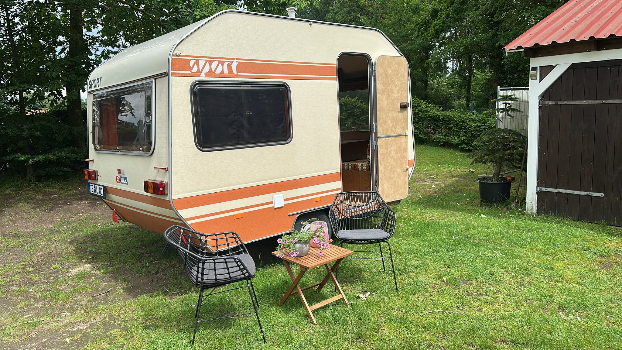 Wohnmobilstellplatz: Waldstellplatz Lienen