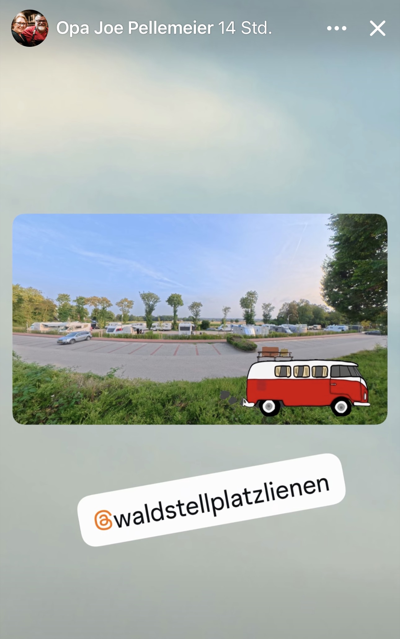 Wohnmobilstellplatz: Waldstellplatz Lienen
