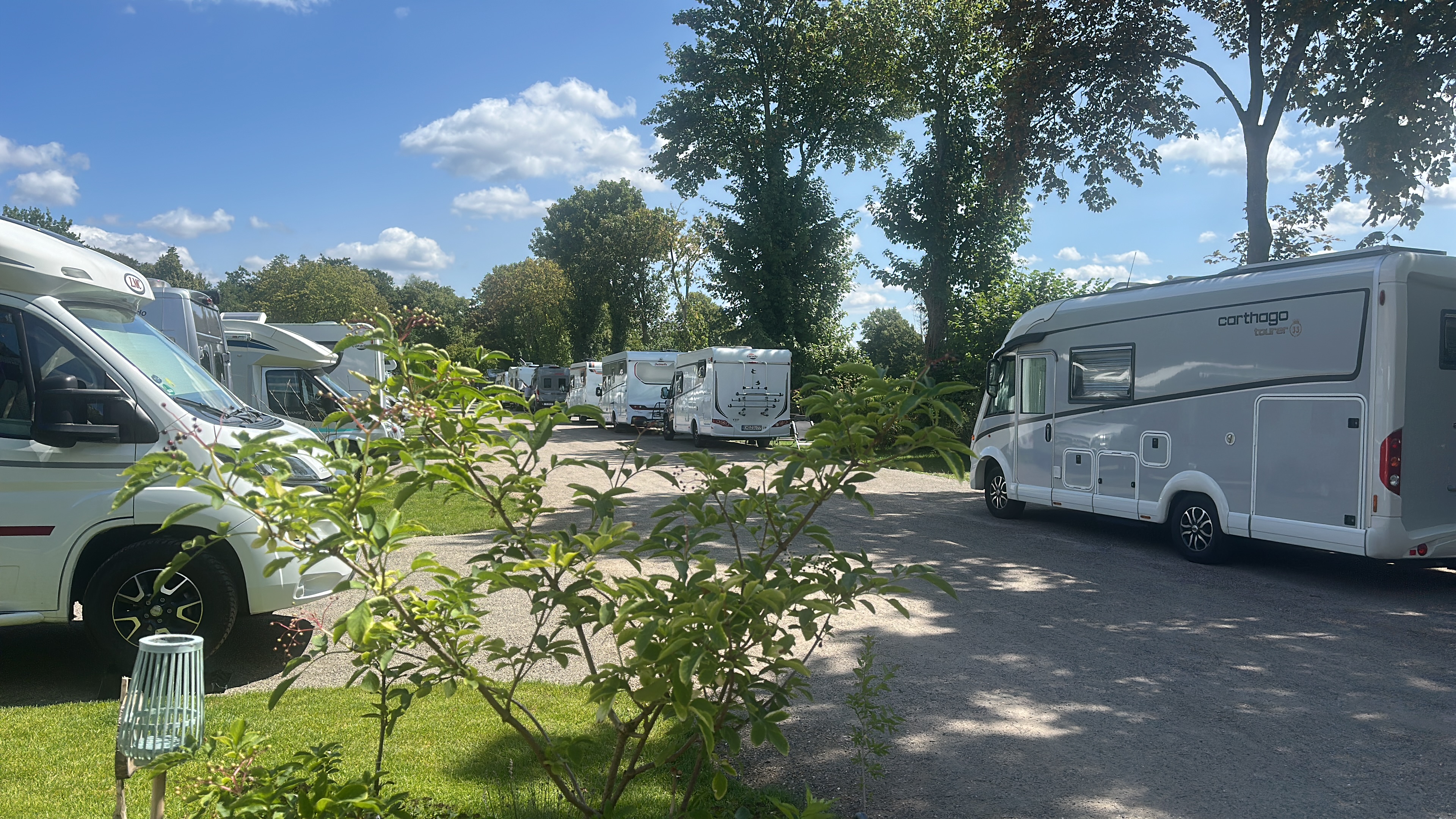 Wohnmobilstellplatz: Waldstellplatz Lienen