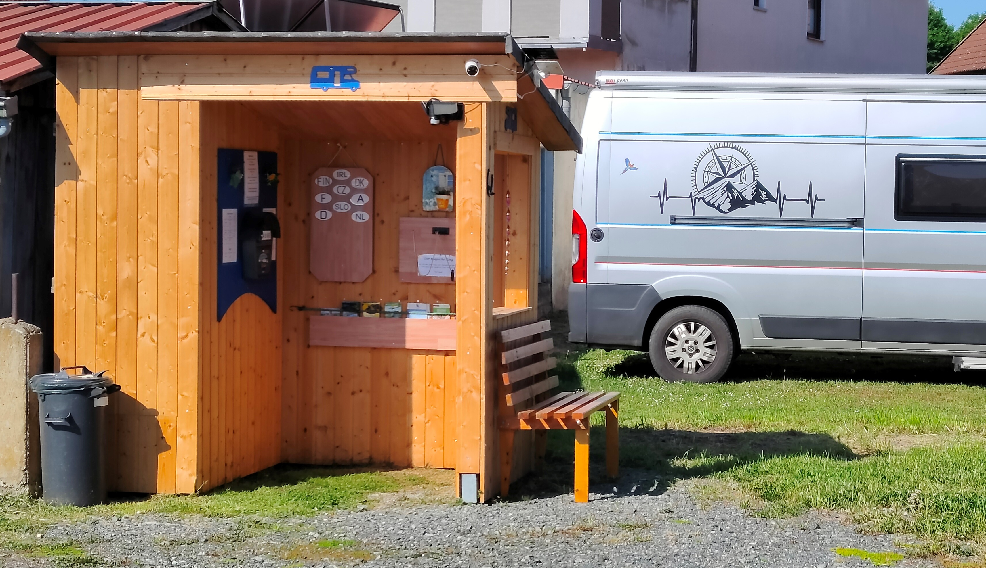 RV park - Nabburg - Kasse und Informationen - Wohnmobilstellplätze Ries