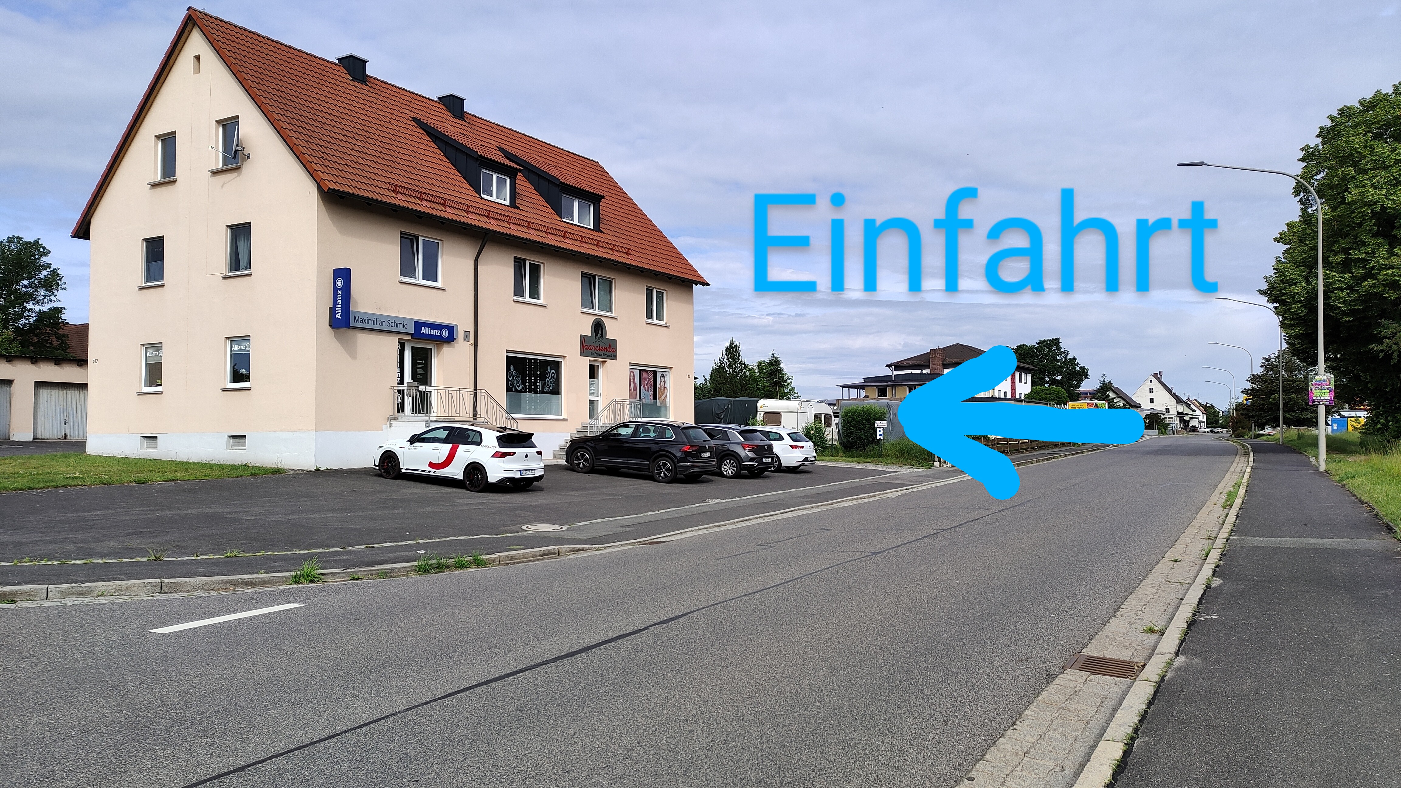 RV park - Nabburg - Einfahrt - Wohnmobilstellplätze Ries