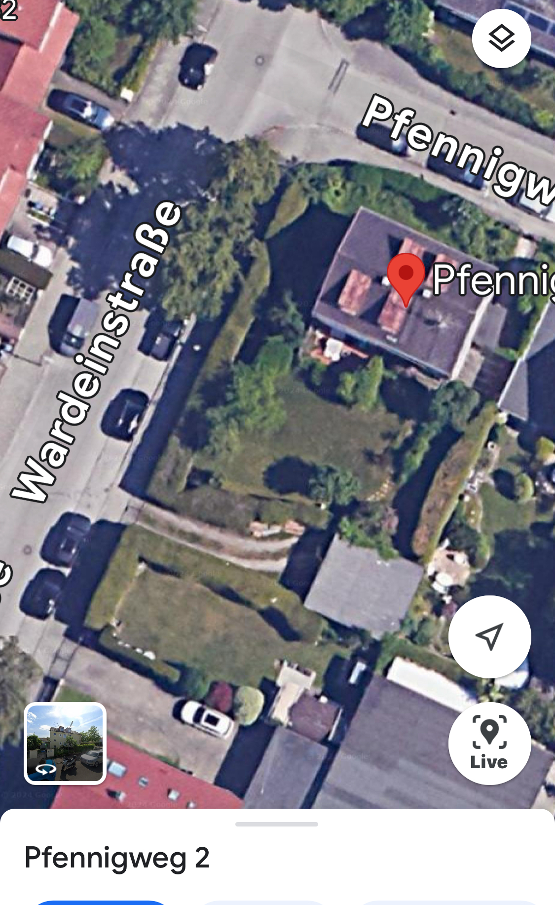 RV park - Alling - Lage Stellplatz  - München Trudering S Bahn U Bahn Pfennigweg 2