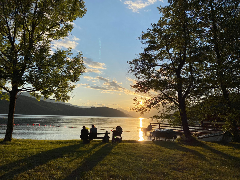 Place de parking pour camping-car - Ebene Reichenau - Unser eigener Strand am Millstätter See - Feriencamp Döbriach (Falkencamp)
