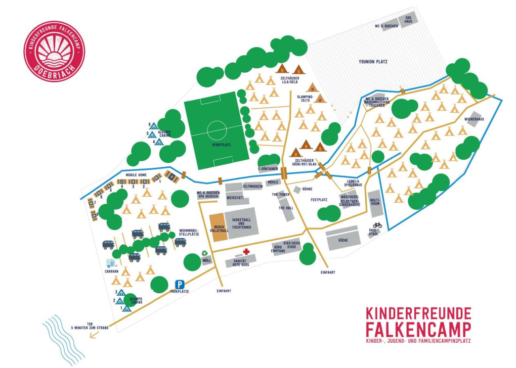Place de parking pour camping-car - Ebene Reichenau - Camp - Feriencamp Döbriach (Falkencamp)