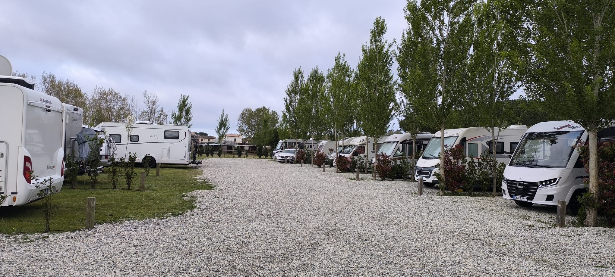 Place de parking pour camping-car - Art des Stellplatz: am Bauernhof - Italie - Area Sosta completa - Raggio di Sole Agricamping
