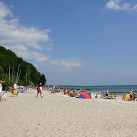 Wohnmobilstellplatz: Natursandstrand - Ostsee-Campingplatz Kagelbusch