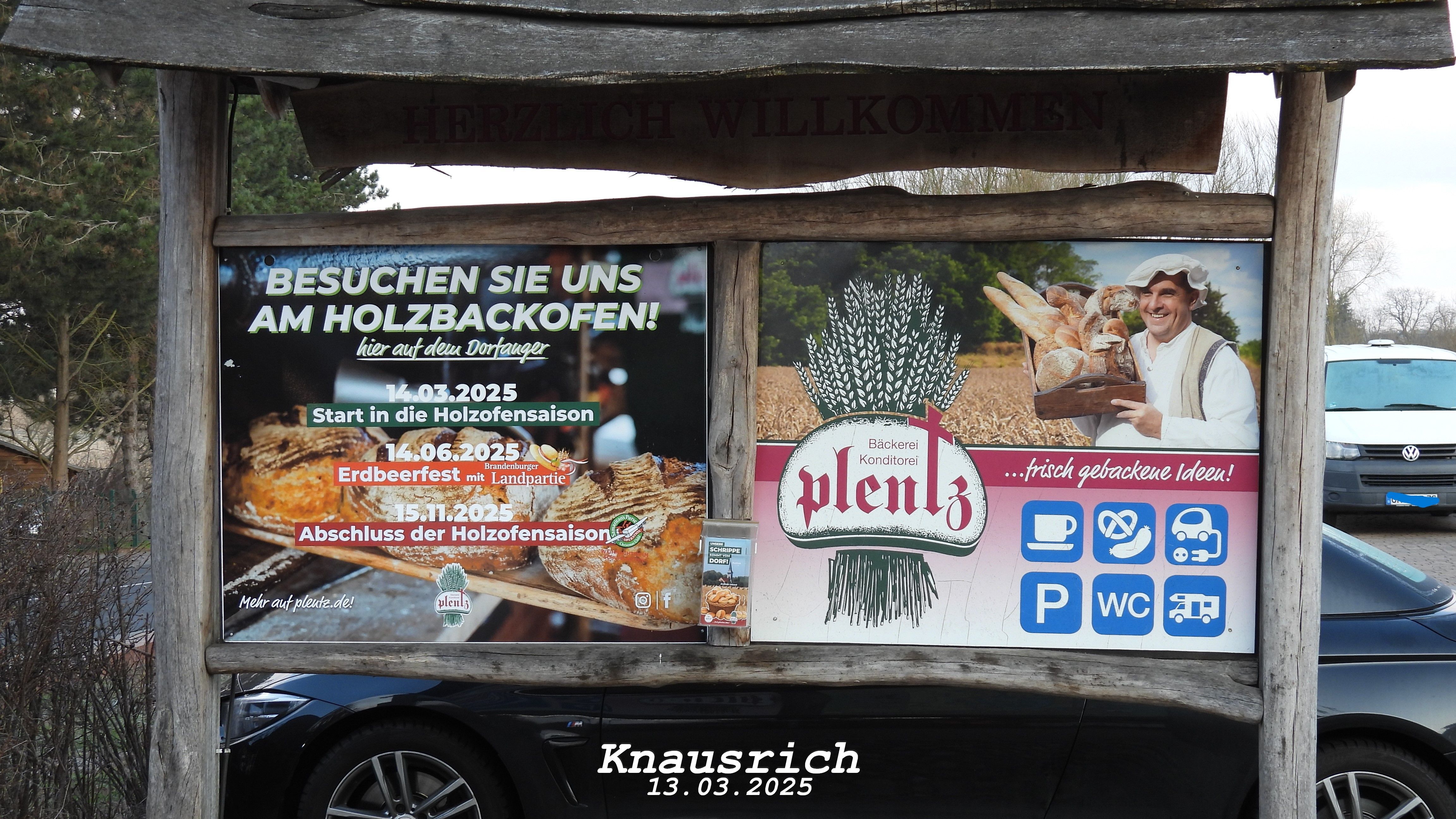 Wohnmobilstellplatz: Stellplätze Holzofenbäckerei Plentz