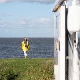 Wohnmobilstellplatz: Ein Spaziergang an der frischen Luft wird Ihnen bestimmt gut tun. - Wohnmobilstellplatz an der Nordsee (Neuharlingersiel)