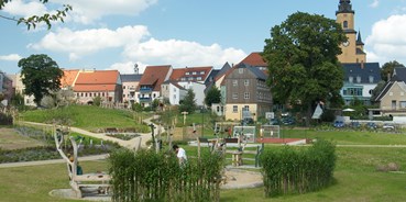Reisemobilstellplatz - Wohnwagen erlaubt - Roßwein - Parkplatz am Klein Erzgebirge Oederan
