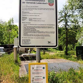 Wohnmobilstellplatz: Bedingungen, Infos - Parkplatz Hofwiese