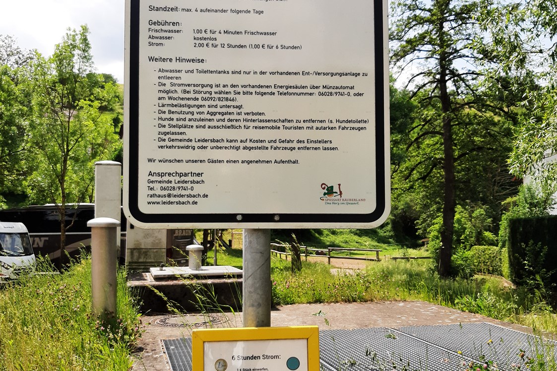 Wohnmobilstellplatz: Bedingungen, Infos - Parkplatz Hofwiese