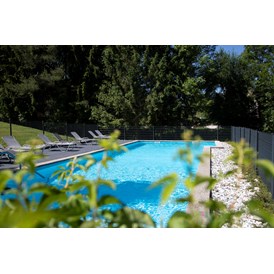 Wohnmobilstellplatz: Swimmingpool im 1ha großen Garten.- Gratis Benützung für alle Stellplatznutzer! - Stellplatz "Rosentaler Hof"