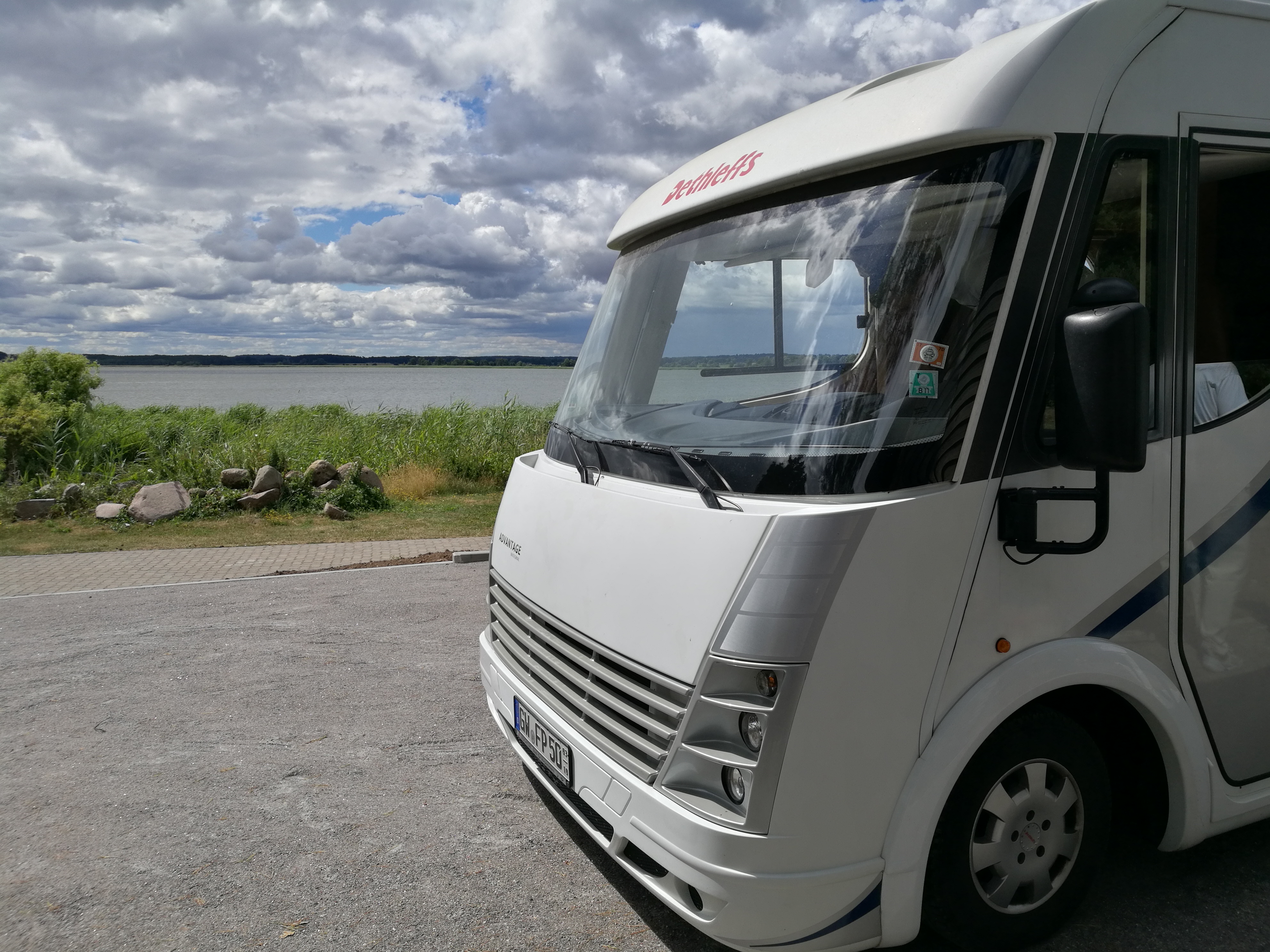 Wohnmobilstellplatz: Usedom Achterwasserblick