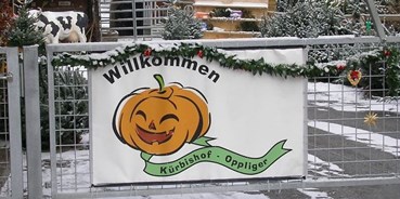 Reisemobilstellplatz - Wohnwagen erlaubt - Grünenmatt - Bildquelle http://www.kuerbishof-oppliger.ch - Kürbishof Oppliger