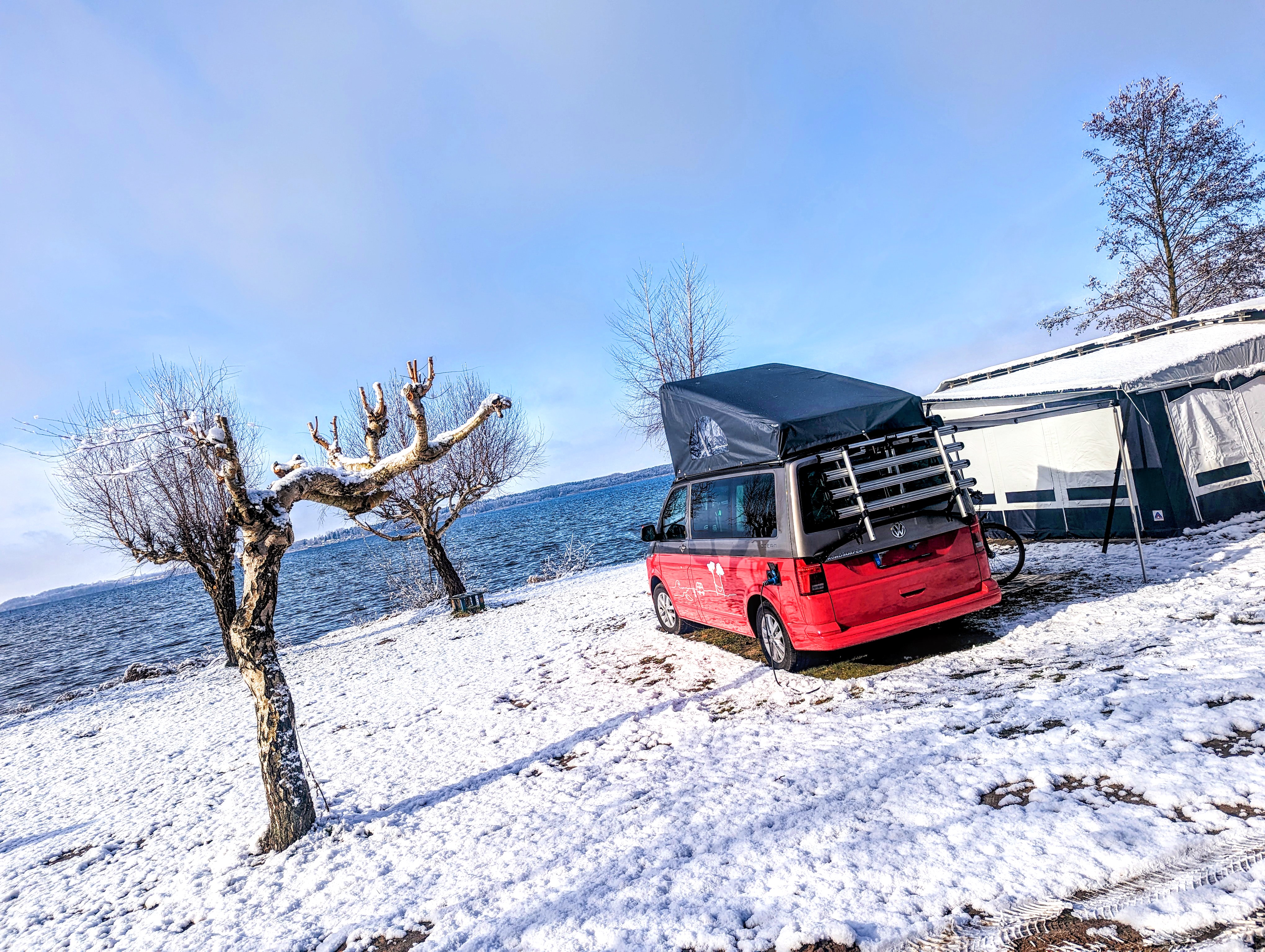 Wohnmobilstellplatz: Wintercamping - Inselcamping Werder