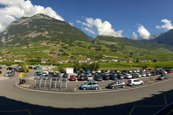 Wohnmobilstellplatz: Parking Bains de Saillon