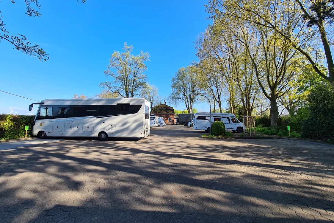 Wohnmobilstellplatz: Stellplatz Spundwand - Wohnmobilhafen Elbepark Bunthaus Hamburg