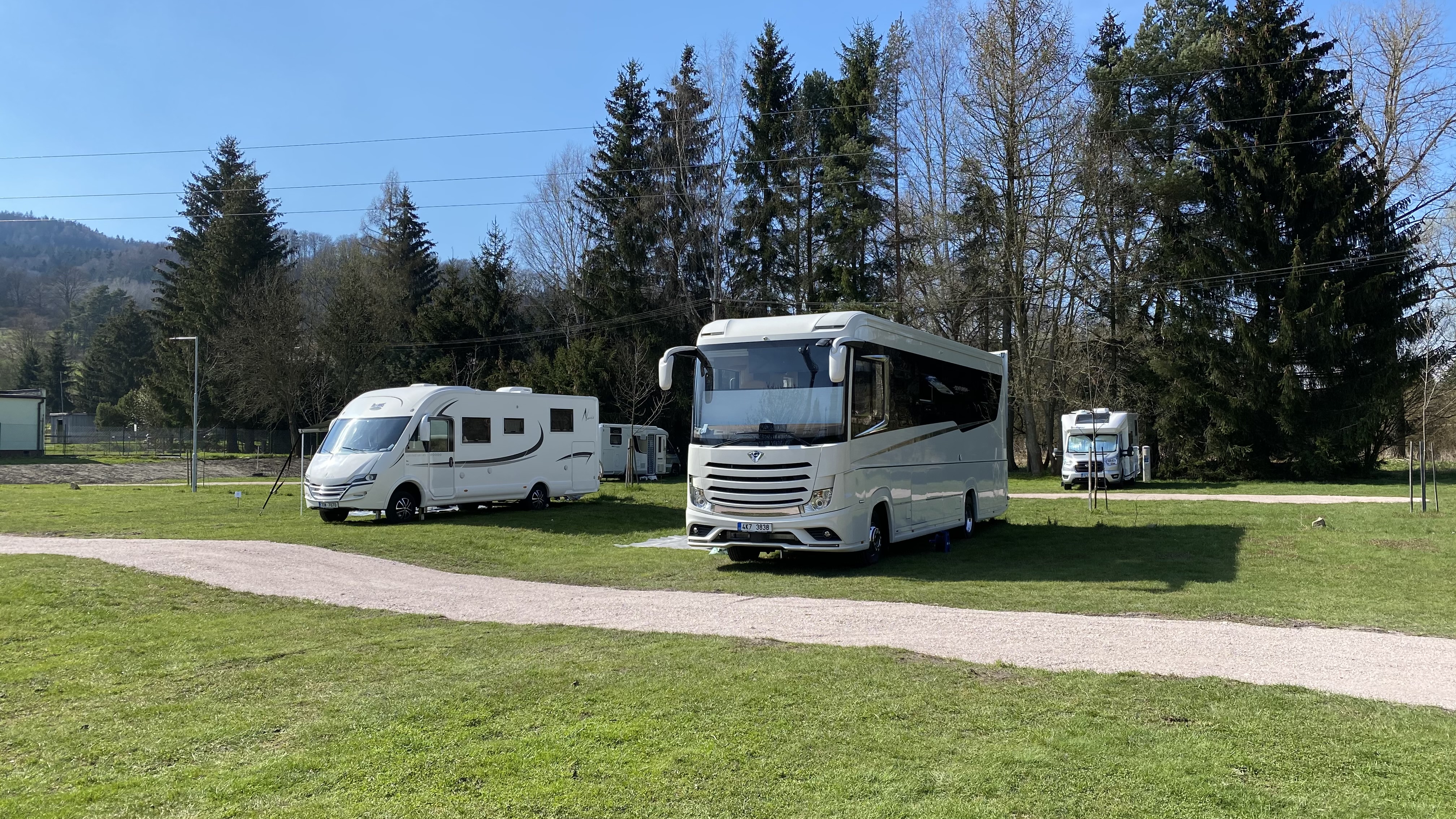 kampeerplaats voor campers - Božanov - Stellplatz Adršpach